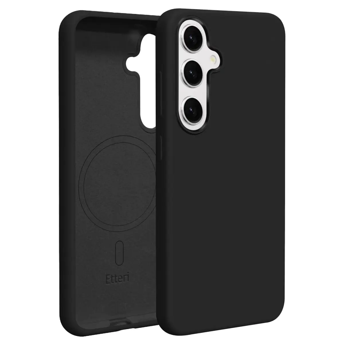 Etteri Silicone Mag case for Samsung Galaxy S26 Ultra black