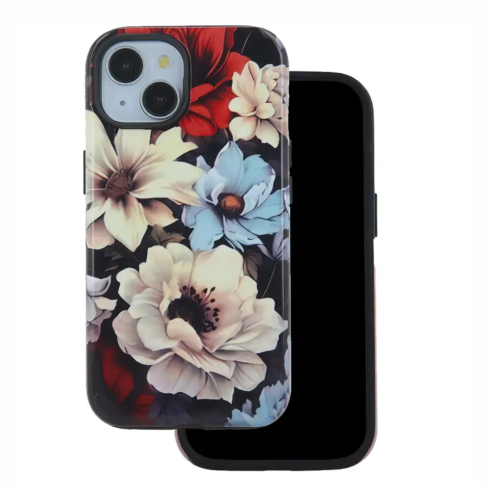 Decor maciņš telefonam iPhone 12 | iPhone 12 Pro daudzkrāsains (Garden)