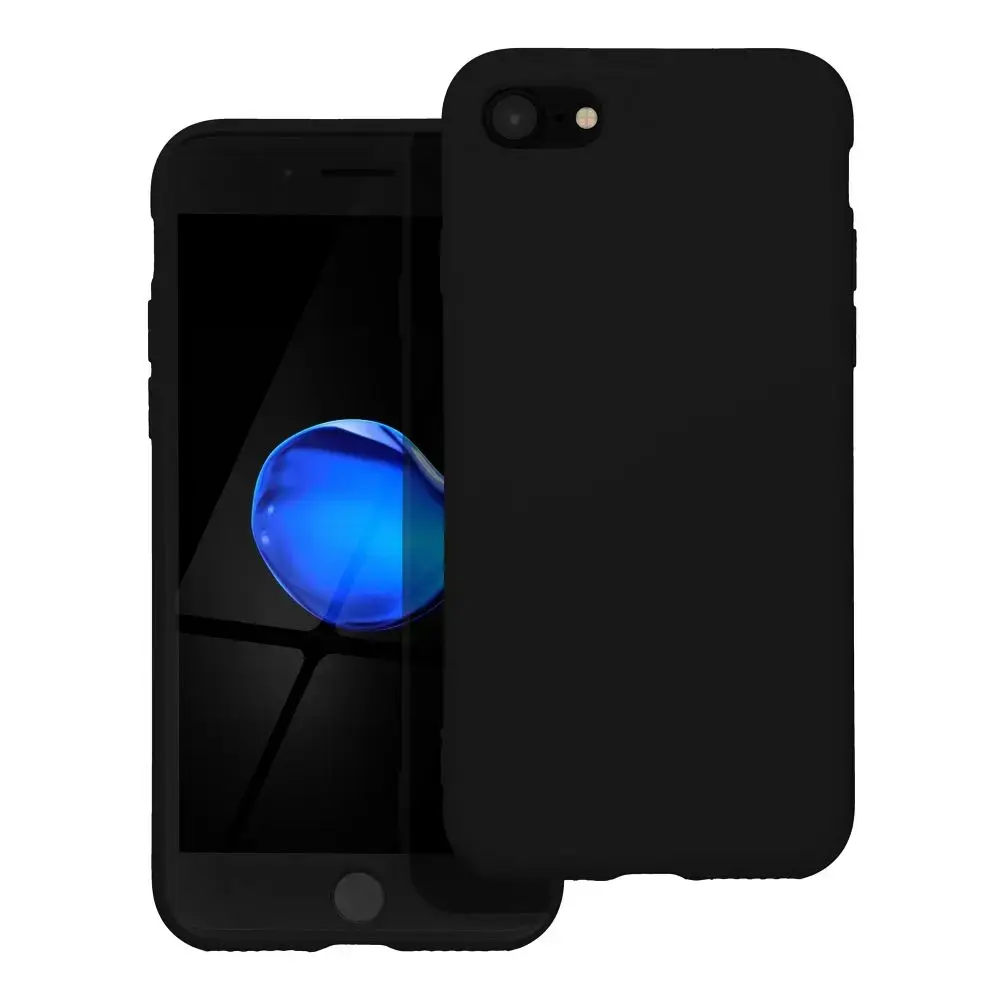 Silicone maciņš telefonam iPhone 7 melns
