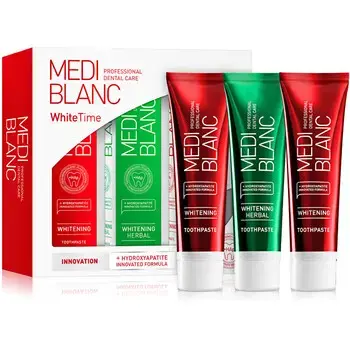 MEDIBLANC Whitetime Toothpaste Set