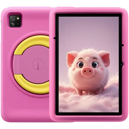Blackview Tab A6 Kids WiFi 10.1-inch HD+ IPS 800x1280 A523 Octa-core 1.8GHz 4GB/128GB 5100mAh NO Charger 5MP Front/8MP Rear camera Android 14 Rose Pink