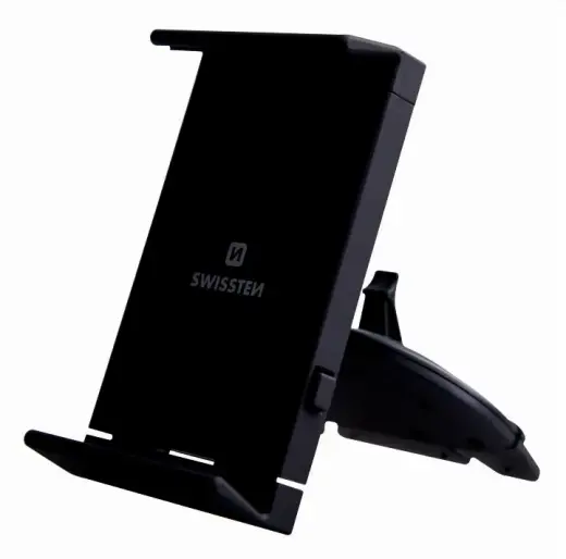 Swissten S-Grip T1-CD1 Universāls Auto Stiprinājums CD Magnetolai Planšetēm | Telefoniem | GPS Melns