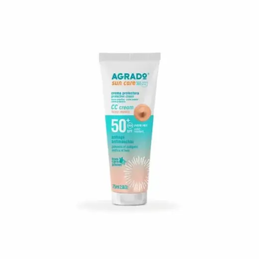Agrado Cr Solar Facial Manchas Cc Spf50
