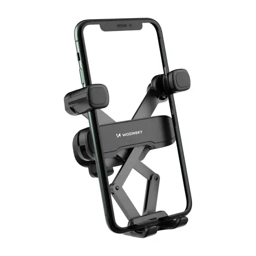 Wozinsky gravity phone holder for car grille black (WCHBK7)