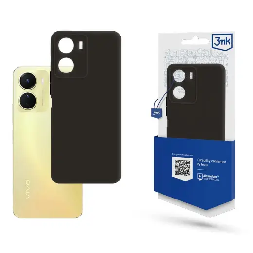 Vivo Y16 - 3mk Matt Case black