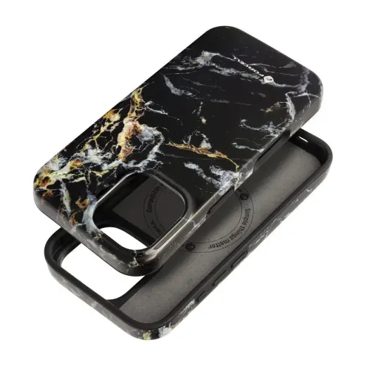 Forcell F-Protect Mirage maciņš ar MagSafe atbalstu telefonam iPhone 16 melns