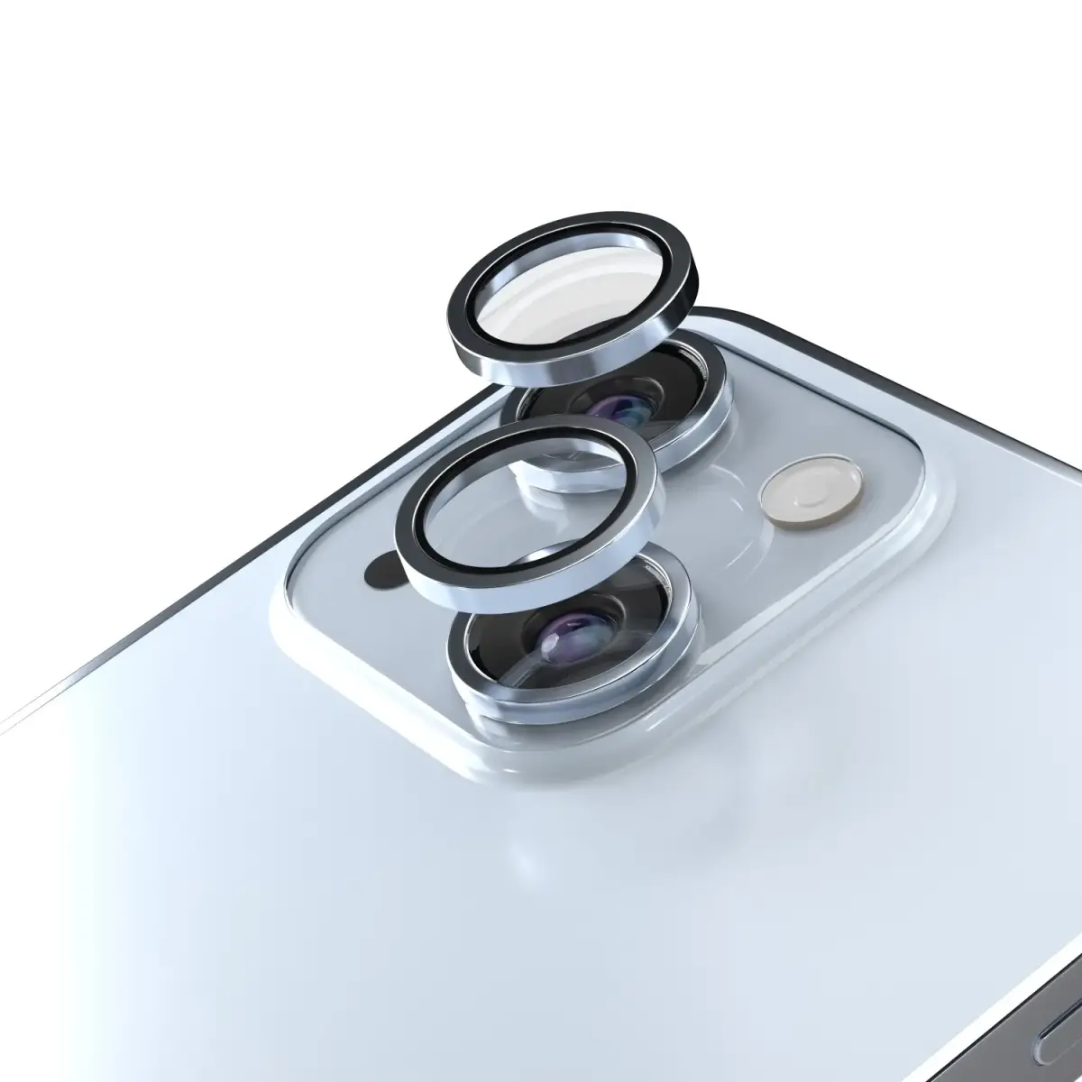Etteri camera lens protector for iPhone 15 / 15 Plus blue