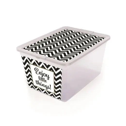 Storage box 30L X box, Zigzag