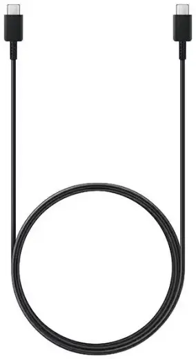 Samsung datu pārraides un uzlādes vads | USB-C uz USB-C | 15W | 1.8m | melns