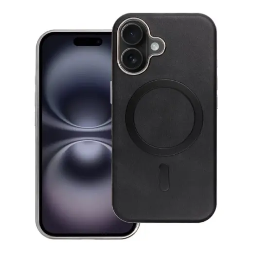 GENTLEMAN MAG COVER telefono dėklas su MagSafe palaikymu iPhone 16 Pro Max juodas
