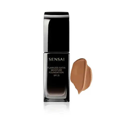 Sensai, Flawless, Satin Finish, Liquid Foundation, Fs205, Mocha Beige, SPF 25, 30 ml