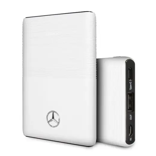 Mercedes Powerbank MEPB5KAESWH 5000 mAh biały|white