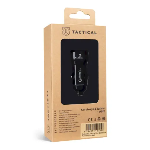 Tactical YSL-399 2xUSB-A QC 3.0 3.1A Car Charger Black