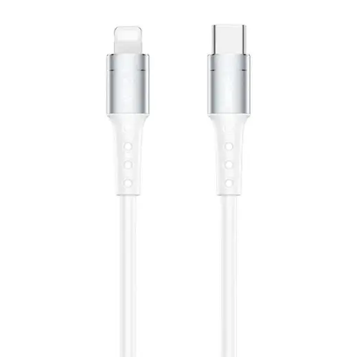 Remax Chaining Series USB Type C cable - Lightning PD 20W 1m white (RC-198i)