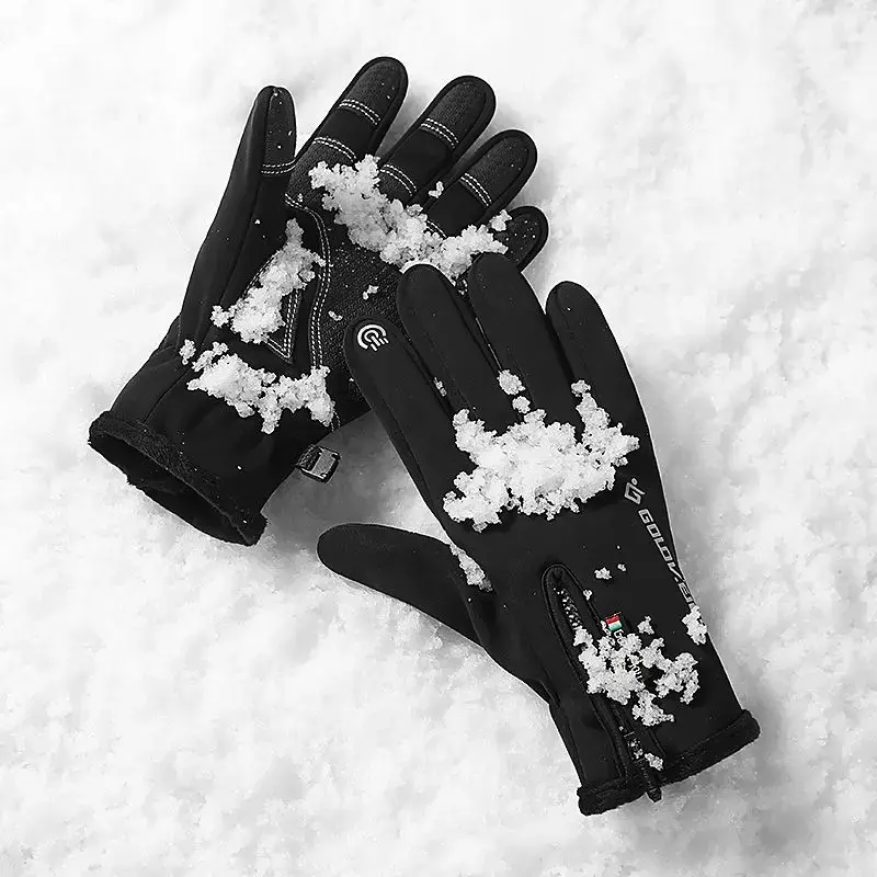 WINTER SPORT SMARTPHONE GLOVES - INSULATED BLACK