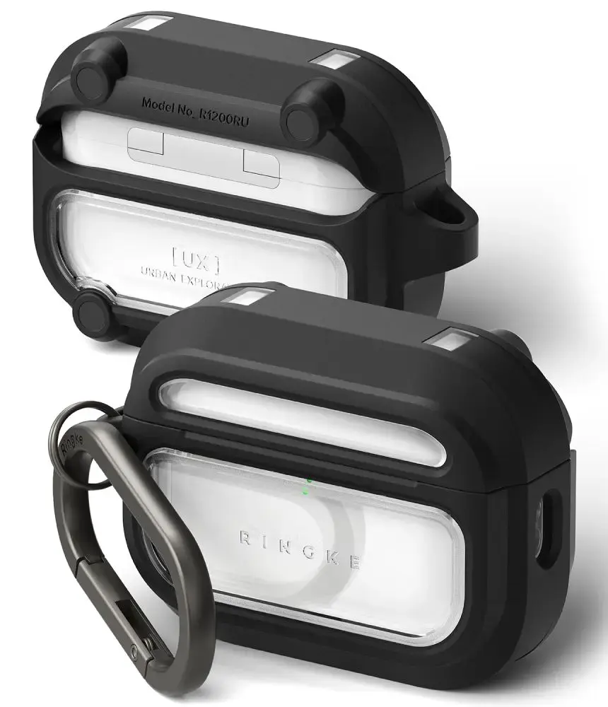 RINGKE UX MAGNETIC MAGSAFE APPLE AIRPODS PRO 3 BLACK/CLEAR