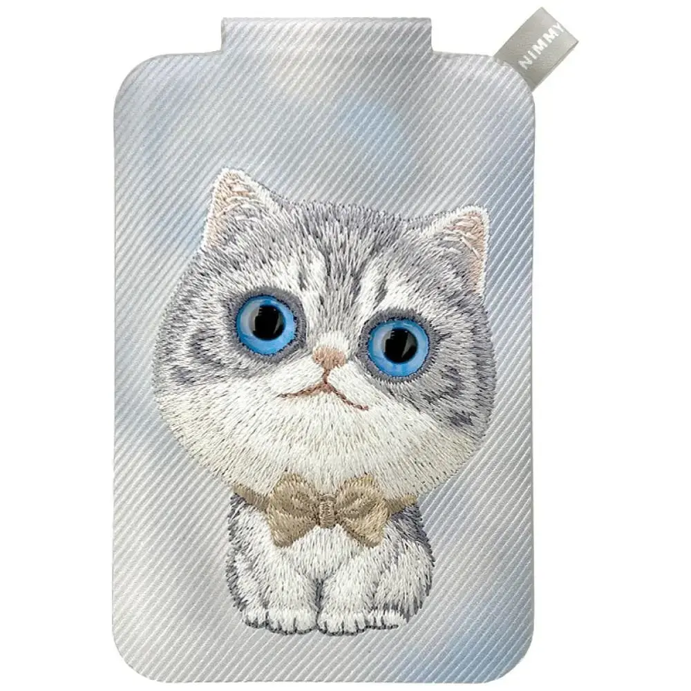 Magnetic phone wallet stand  Nimmy New Big-Eye Cute Pets 2.0 Cat grey