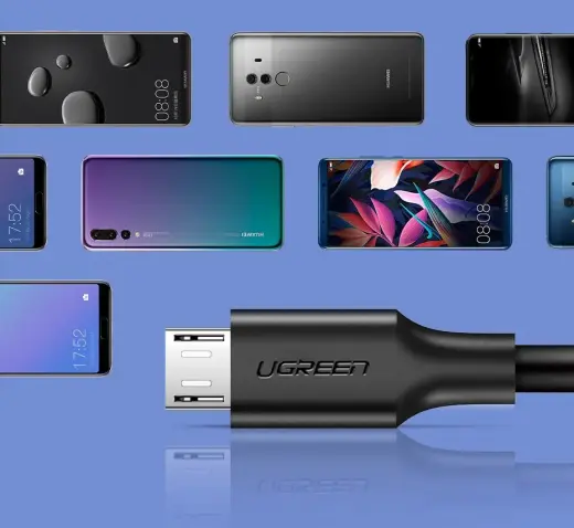 Ugreen US289 60137 datu pārraides un uzlādes vads | USB-A uz Micro USB | 12W | 1.5m | melns