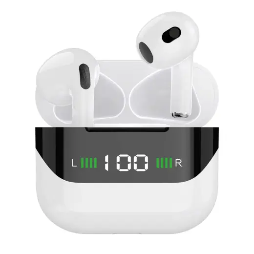 Dudao U15 TWS in-ear headphones with charge status indicator white (U15)