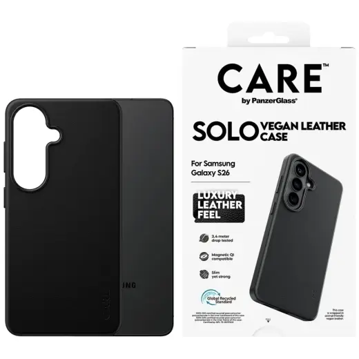 CARE by PanzerGlass Solo phone case for Samsung Galaxy S26 (S942) black