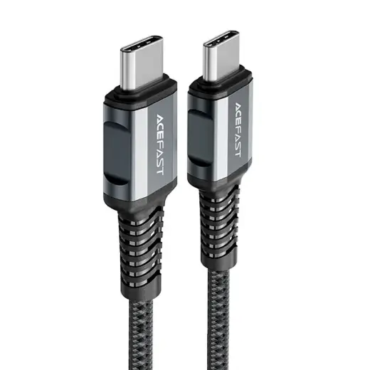Acefast cable USB Type C - USB Type C 1.2m, 60W (20V | 3A) gray (C1-03 deep space gray)