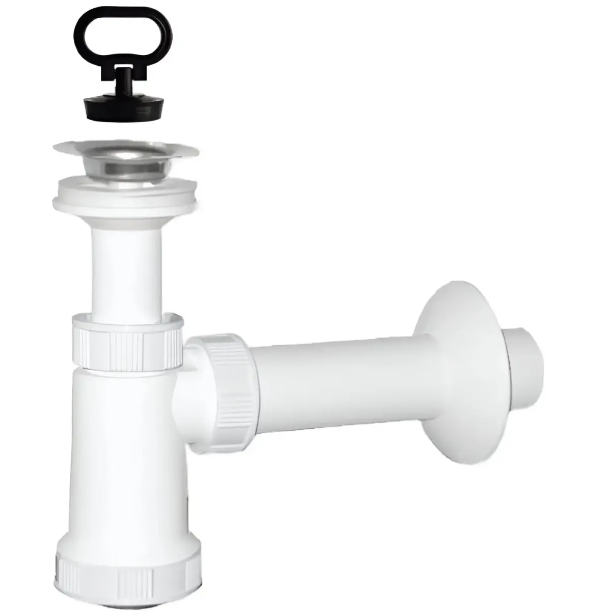 PLASTBRNO Sink siphon EU0N342 1 1/4x40mm, with drain