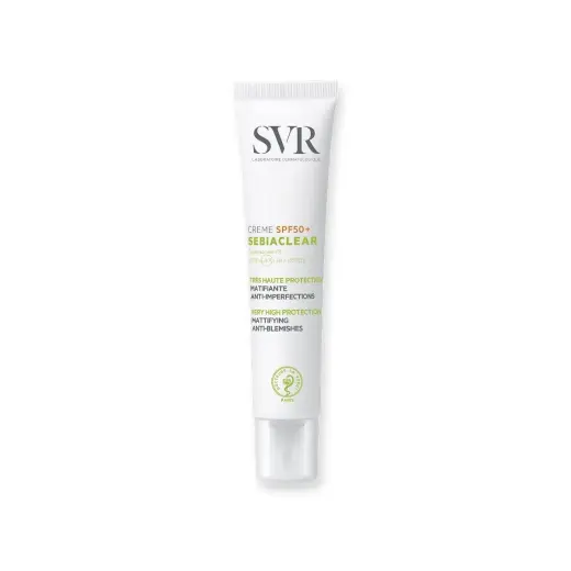 SVRSebiaclear Cream SPF50 High Sun Protection Mattifying Anti-imperfections 40ml