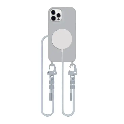 Tech-Protect MagNecklace MagSafe Case for iPhone 12 | 12 Pro - Gray