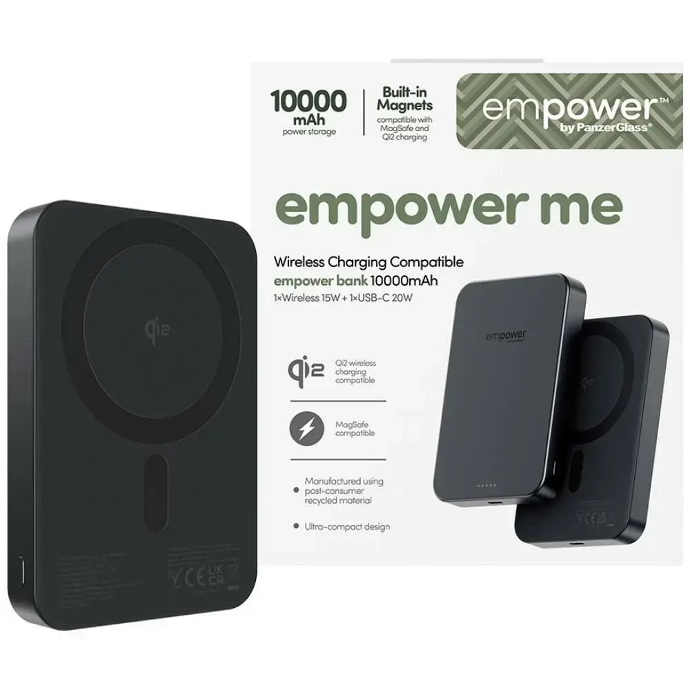 PanzerGlass Empower Power Bank | 10,000 mAh | black