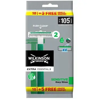 Wilkinson Sword Extra Essential ( 10 + 5 pcs ) - disposable razor