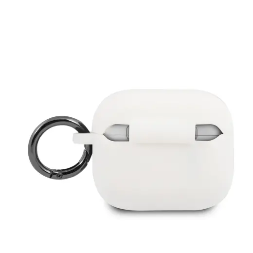 USACA3SFGH U.S. Polo Horses Flag Silicone Case for Airpods 3 White