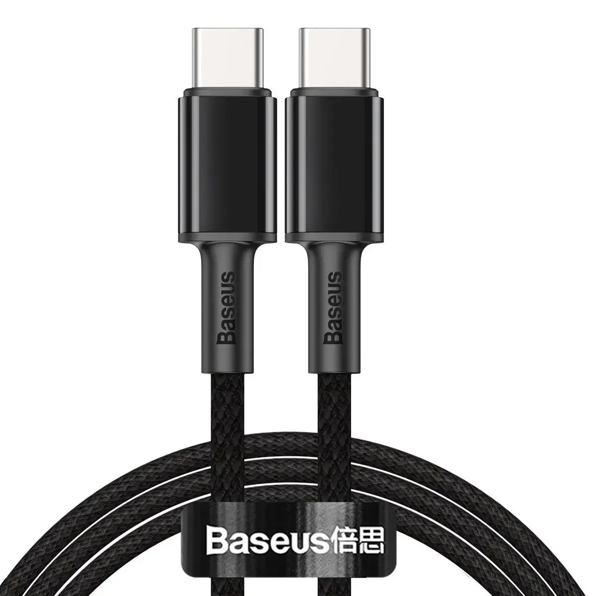 USB-C to USB-C Cable Baseus High Density Braided, 100W, 1m (Black)