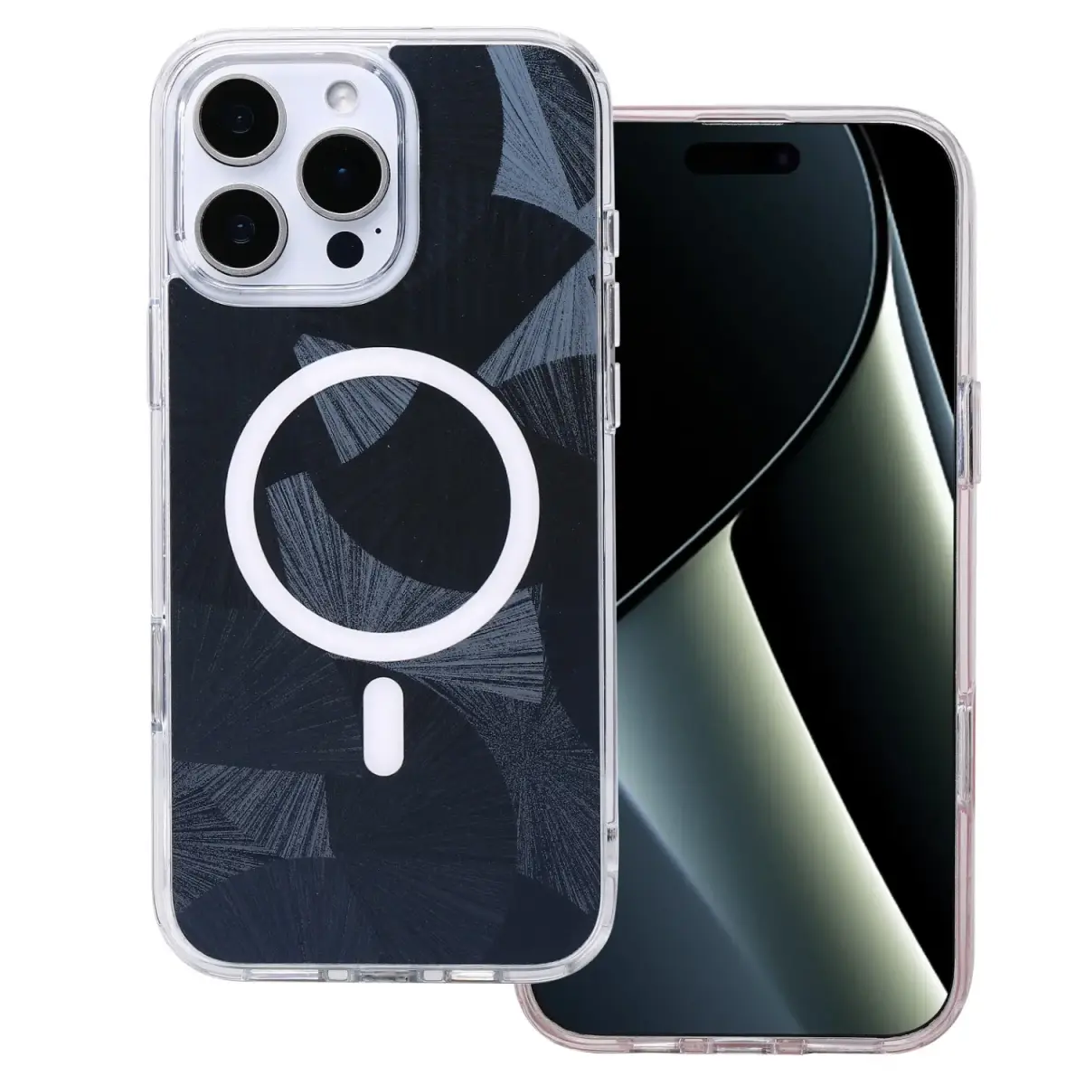 Flash Mag maciņš ar MagSafe atbalstu telefonam iPhone 16 Pro melns