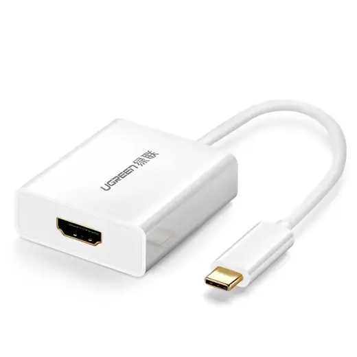 Ugreen USB Type C (male) - HDMI (female) adapter white (40273)