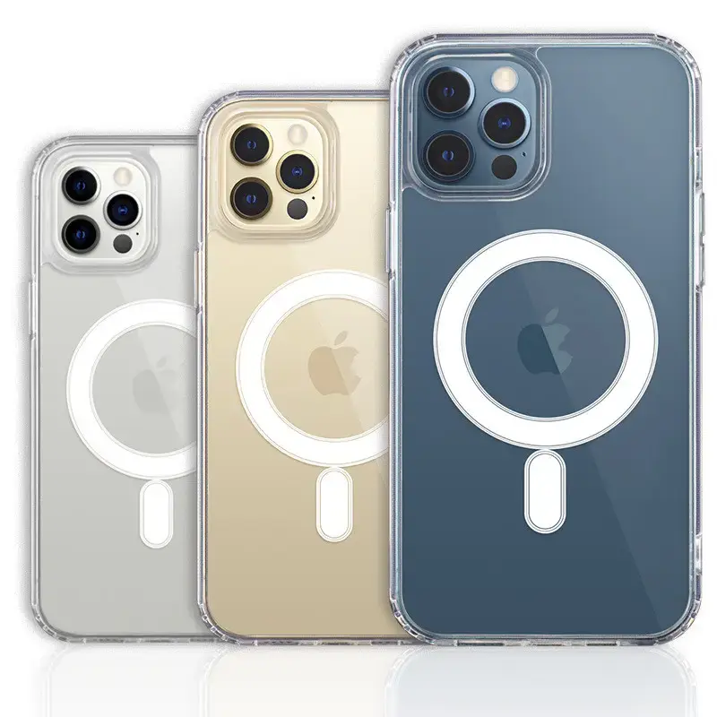 Fusion MagSafe silikona aizsargapvalks Apple iPhone 15 Pro Max caurspīdīgs