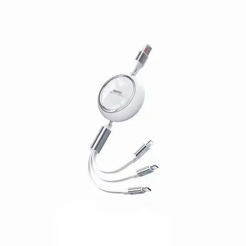 CABLE REMAX LINON SERIES 66W 3IN1 USB-C/MICRO/LIGHTNING RC-C029 WHITE