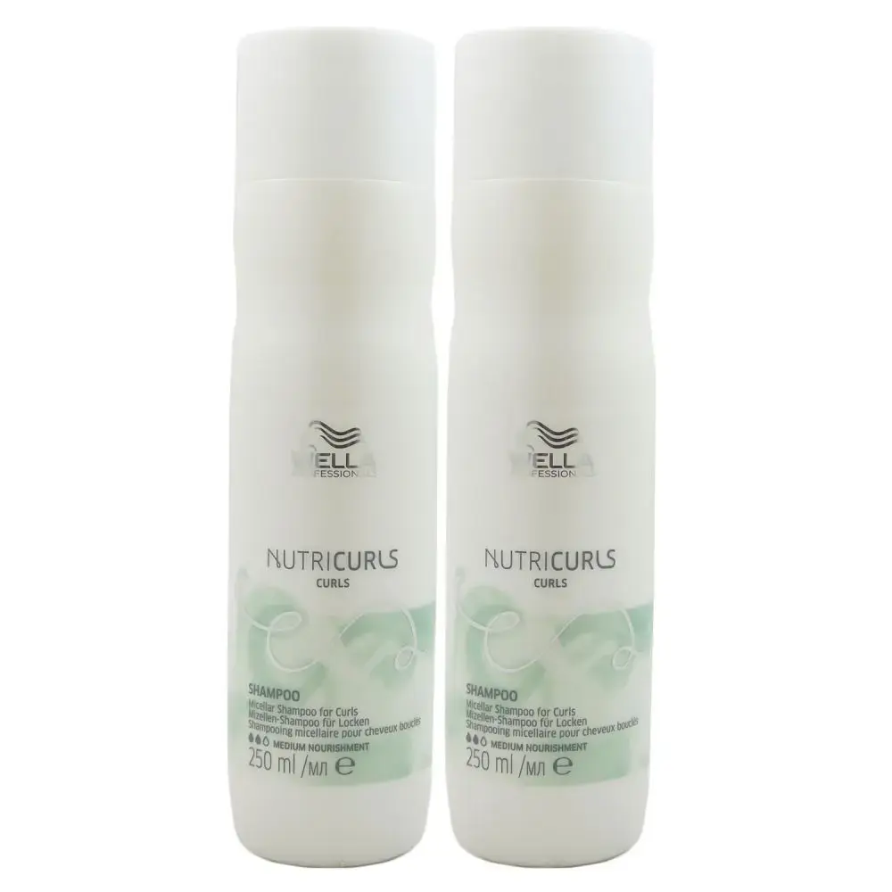 Wella Nutricurls Micellar Shampoo for Wavy and Curly Hair - 250ml