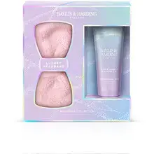 Body Set (Jojoba, vanilla & almond oil) - Gift set with headband.