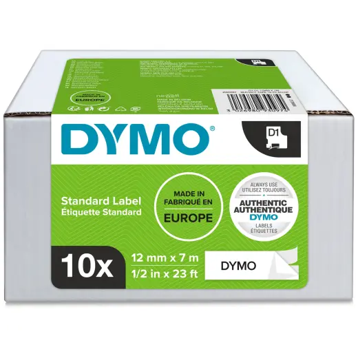 DYMO Label 2093097 Black, white
