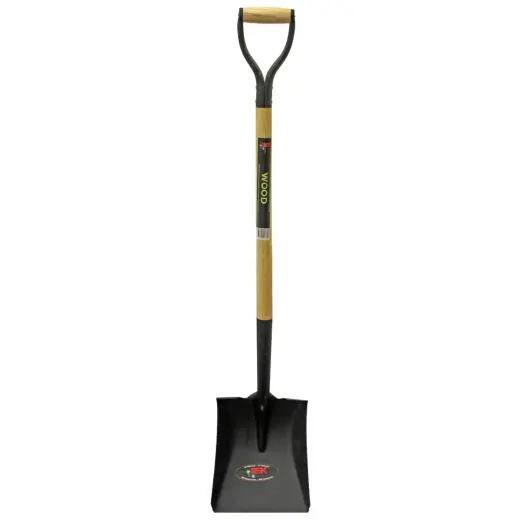 Garden spade 30x25x120cm, steel, with wooden handle