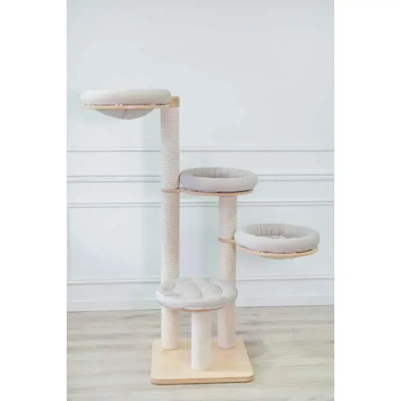 Mājiņa kaķiem : Luxucat SK18 Beige Sizal Rope