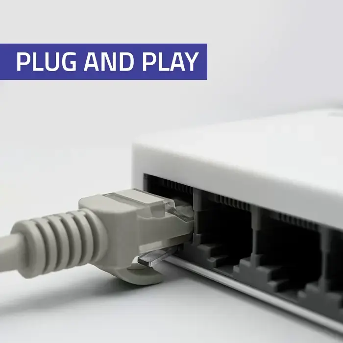 Qoltec Network SWITCH | 8 x RJ45 port | 100Mbps | Fast Ethernet | LAN