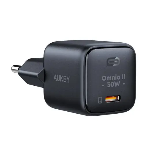 Aukey PA-B1L зарядное устройство | 30W | USB-C | черное