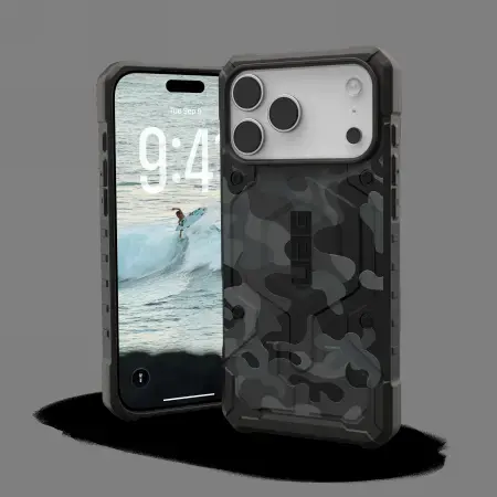 UAG Pathfinder phone book case with MagSafe support for Apple iPhone 17 Pro Max black