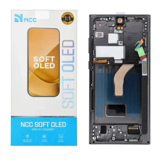 NCC LCD Display for SAMSUNG S22 Ultra G908 Soft Oled