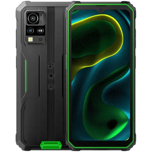 Blackview Rugged BV4800SE LTE 6.56" HD+IPS 720x1612 90Hz 4Gb+64Gb UMS9320E Octa-Core 1.8GHz CAM Front 8MP Rear 16MP+2MP NFC 5100mAh NO Charger Android 15 Green
