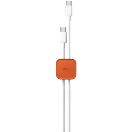 UNIQ Pod samoprzylepny organizer do kabli zestaw 8szt pomarańczowy|sienna orange