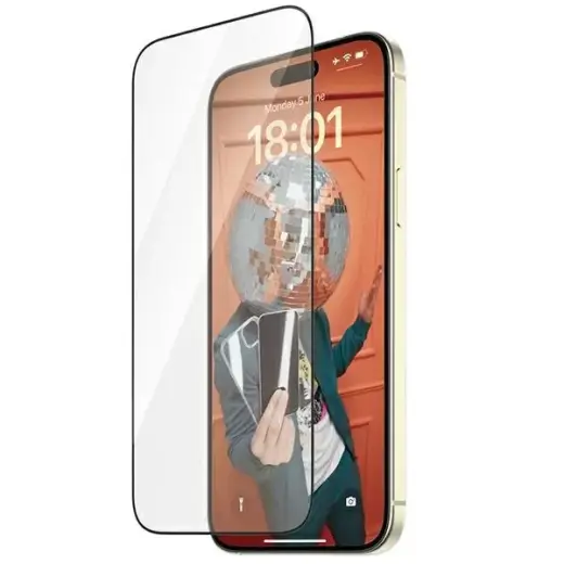 PanzerGlass Re:fresh grūdintas stiklas telefonui iPhone 15 Plus 6.7" Ultra-Wide-Fit ekrano apsauga su Easy Aligner 2823