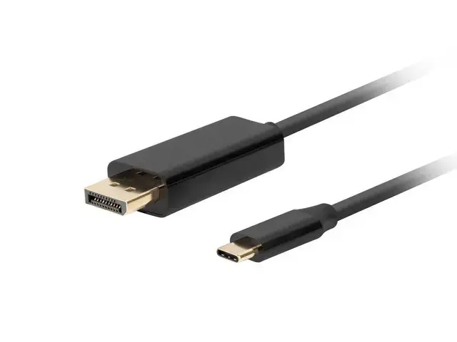 Cable USB-C(M)->Displayport(M) 3M 4K 60HZ black