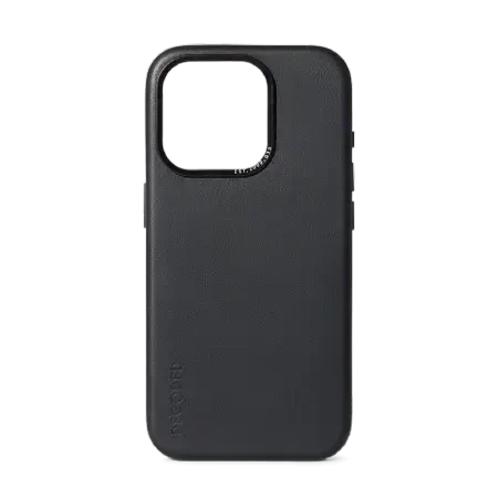 Decoded Leather Case with MagSafe for iPhone 15 Pro - black